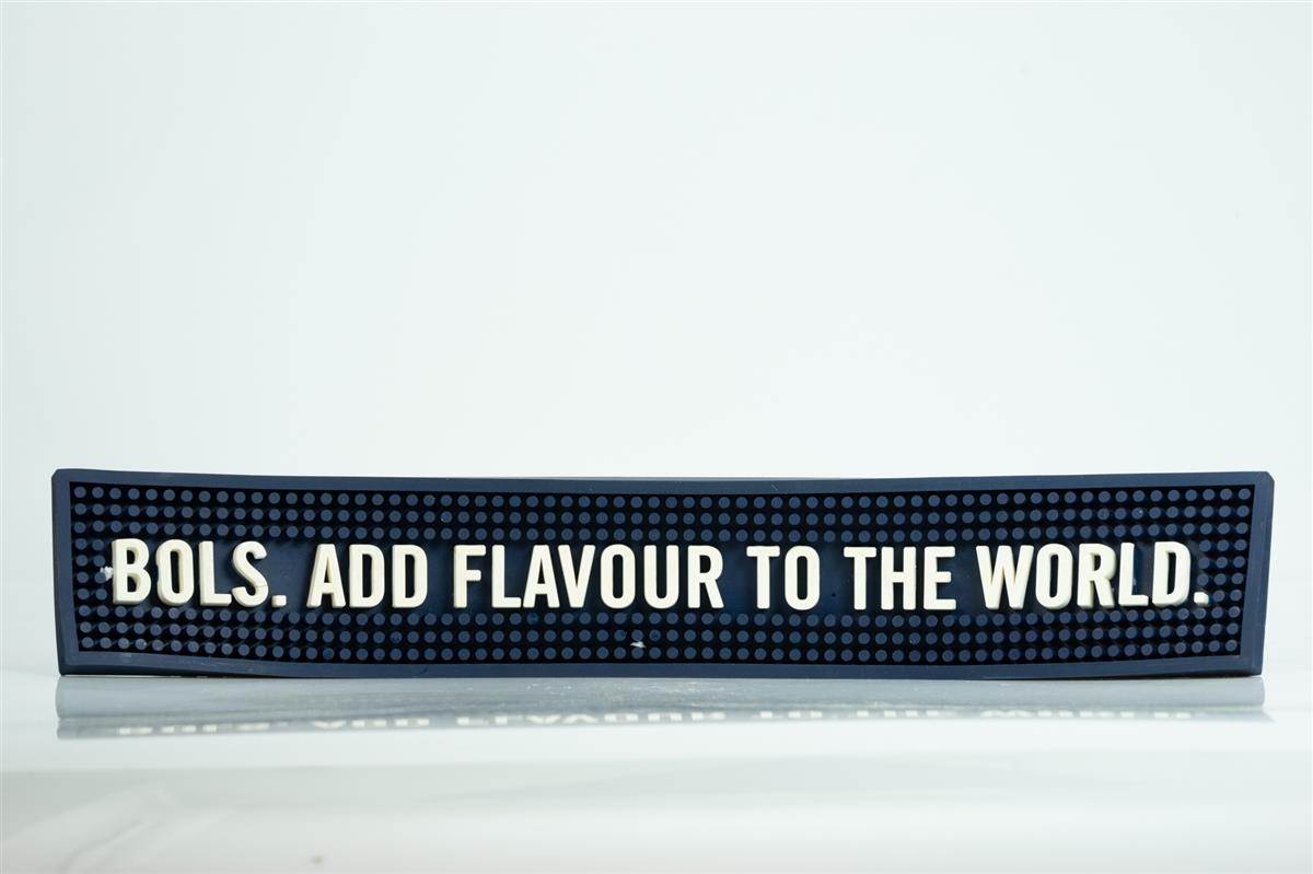 Bols Likör Barmatte Abtropfmatte Barzubehör Add Flavour to the world