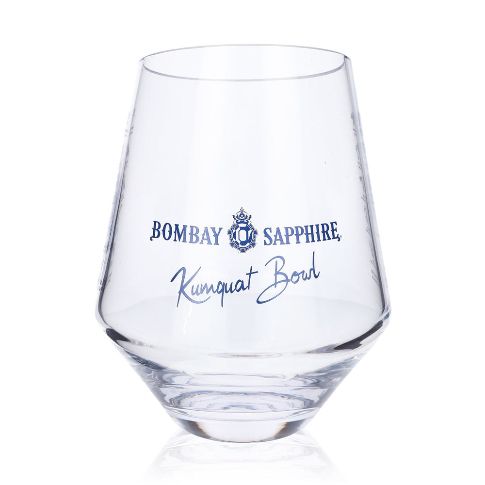 Bombay Sapphire Gin Echtglas Flaschenkühler Zwiesel Handmade Kumquat Bowl 3,6l