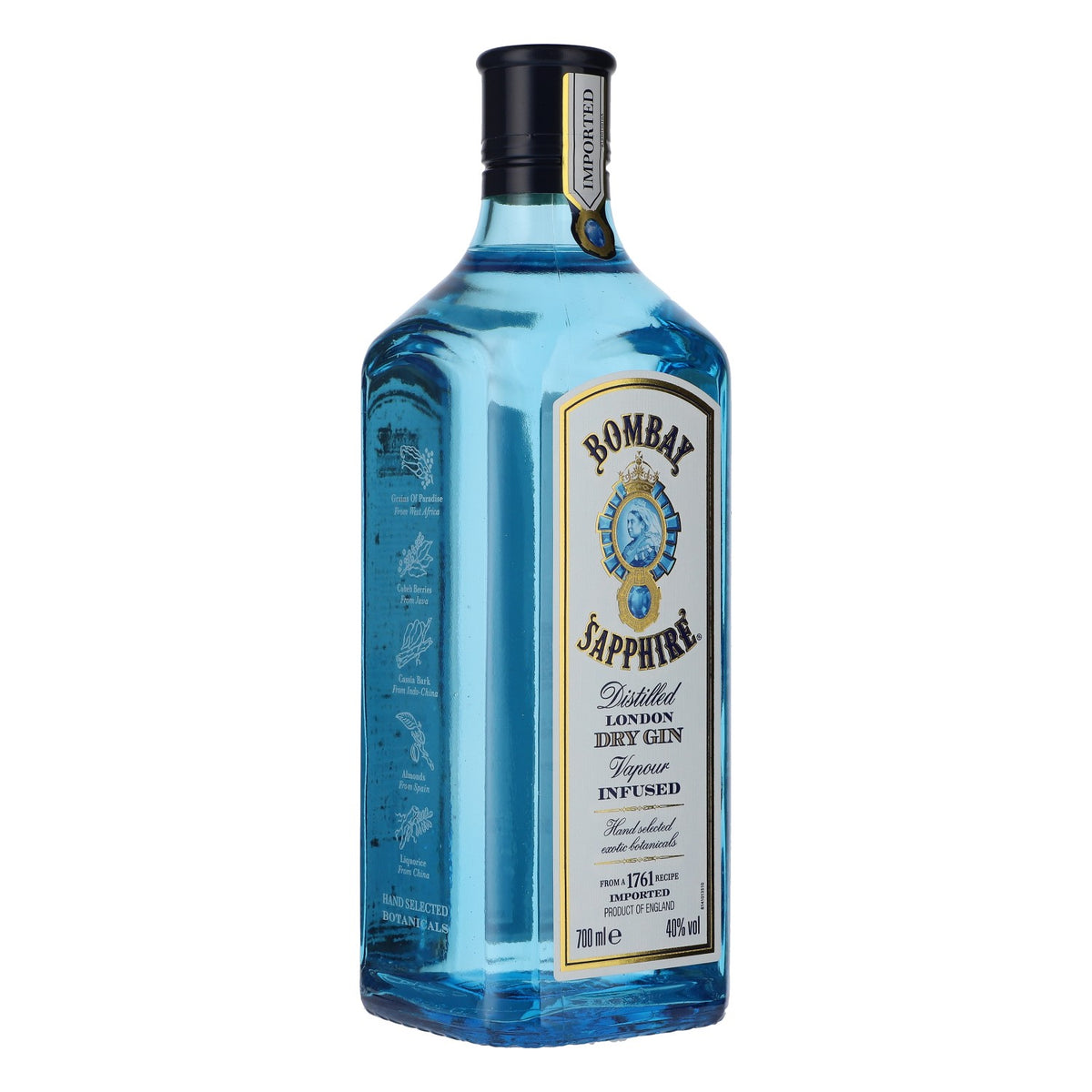 Bombay Sapphire Gin Flasche 0,7l 40% vol. – Ansicht 2