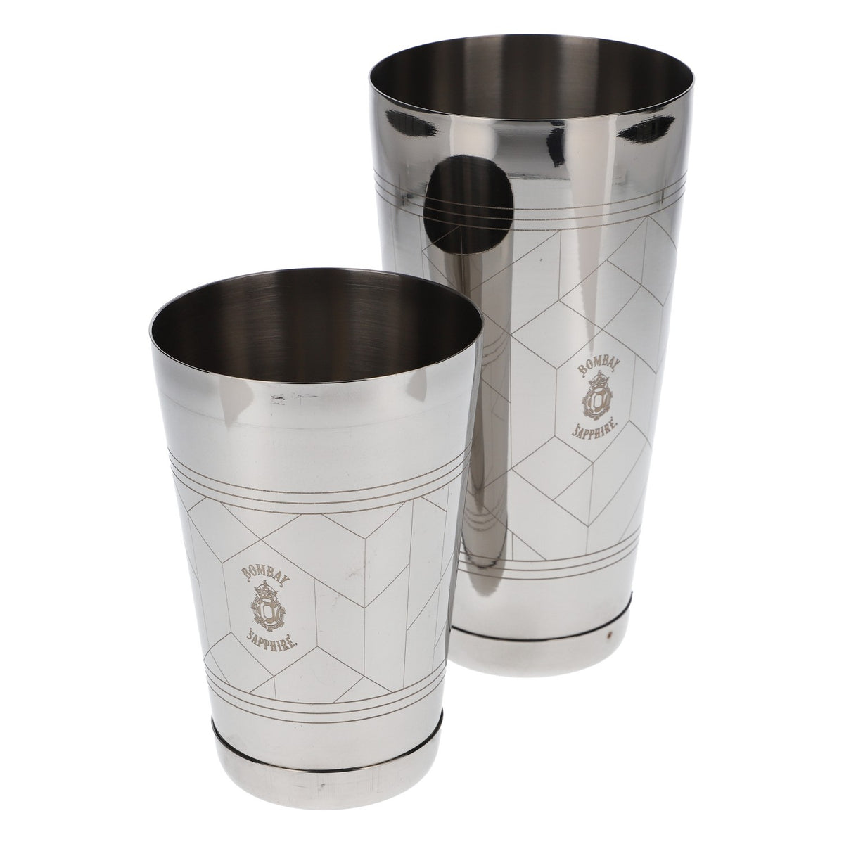 Bombay Sapphire Gin Shaker Barshaker Bonzer Barware Silber Edelstahl – Ansicht 2