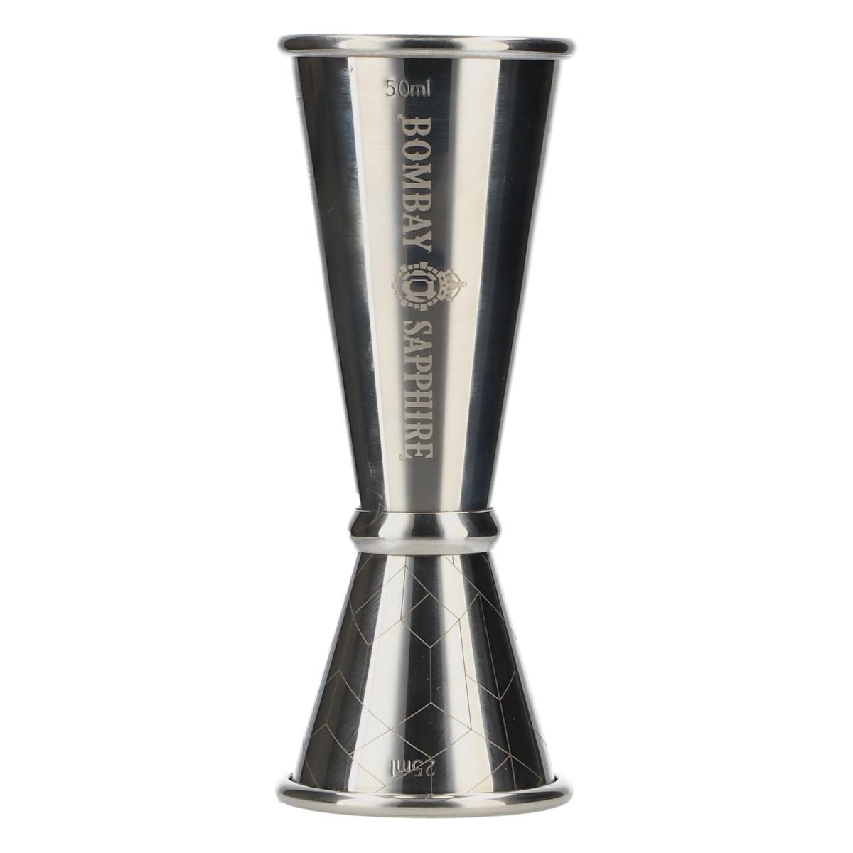 Bombay Sapphire Messbecher Jigger Bonzer Barware Silber Edelstahl Barzubehör