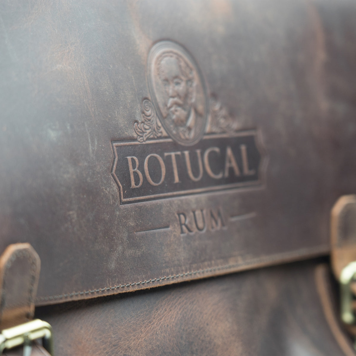 Botucal Rum Tasche Leder Umhänge Aktentasche Laptopfach Reise Ledertasche – Ansicht 3