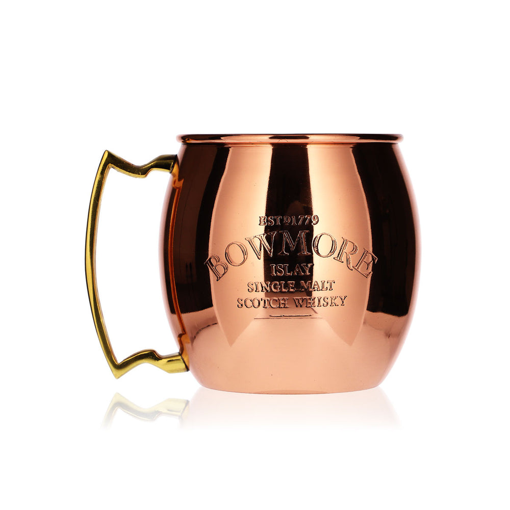 Bowmore Whiskey Glas Mosow Mule Becher Gläser 0,5l Tasse Kupfer