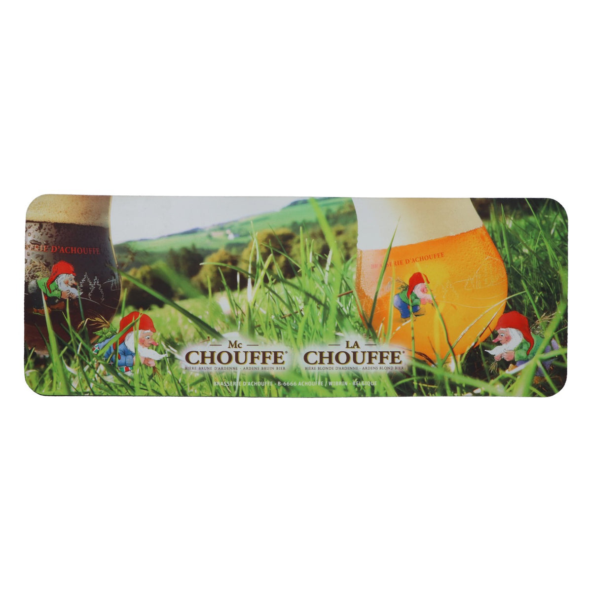 Brasserie D'Achouffe Bier Barmatte Abtropfmatte Gummi Barzubehör