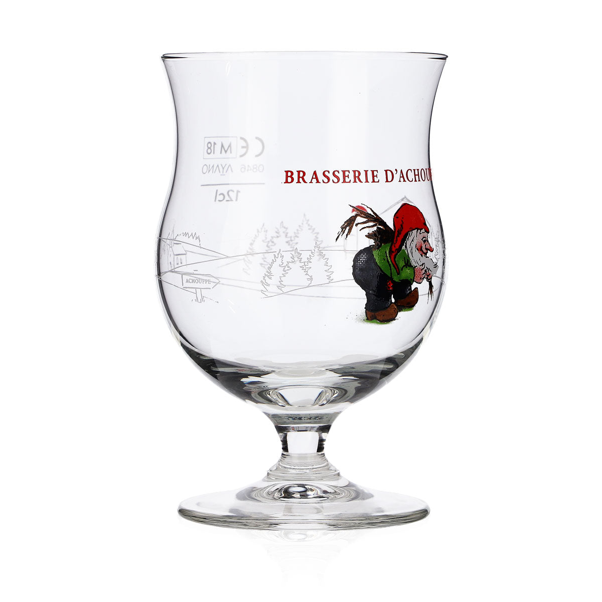 6x Brasserie D'Achouffe Bier Glas Tastingglas Empfangsglas 0,12l Pokal "Zwerg" – Ansicht 3