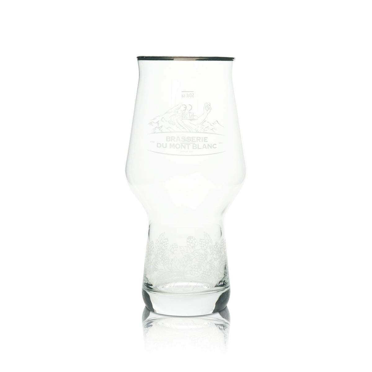 6x Brasserie Du Mont Blanc Bier Glas 0,5l Becher Craft Master One Gläser Beer – Ansicht 2