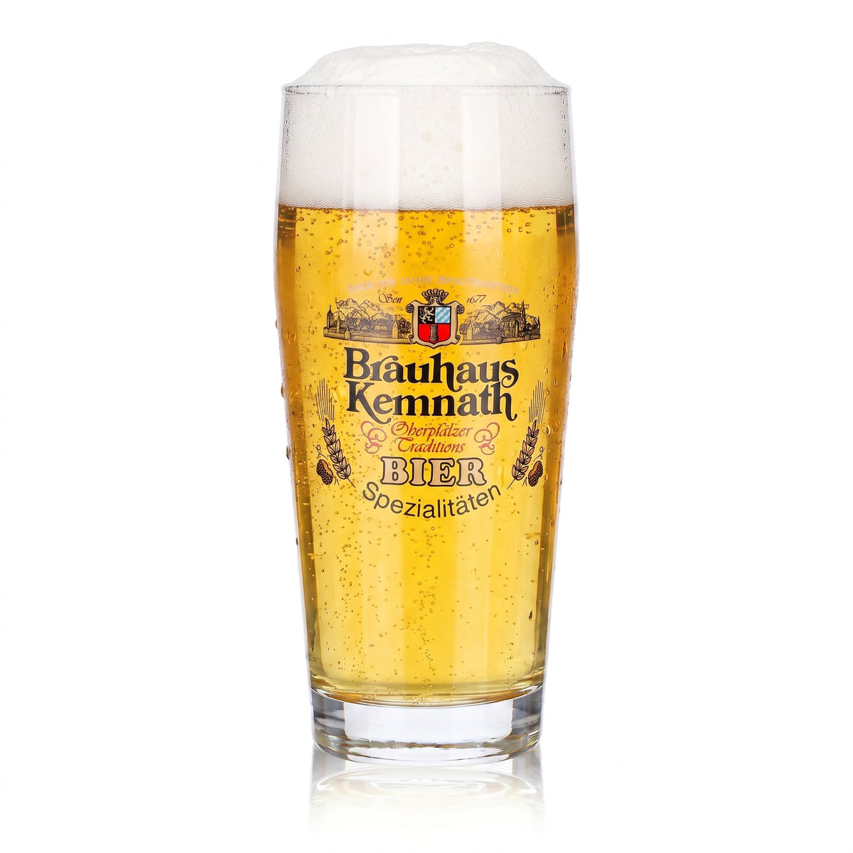 Brauhaus Kemnath Bier Glas 0,4l Becher Bier Spezialitäten