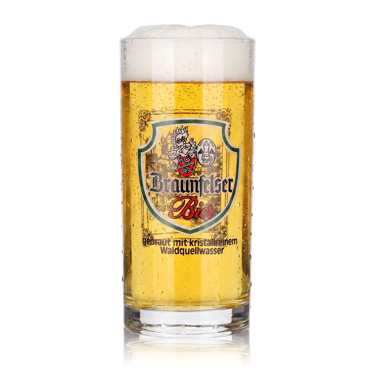 Braunfelser Bier Glas 0,3l Becher Stadt Motiv