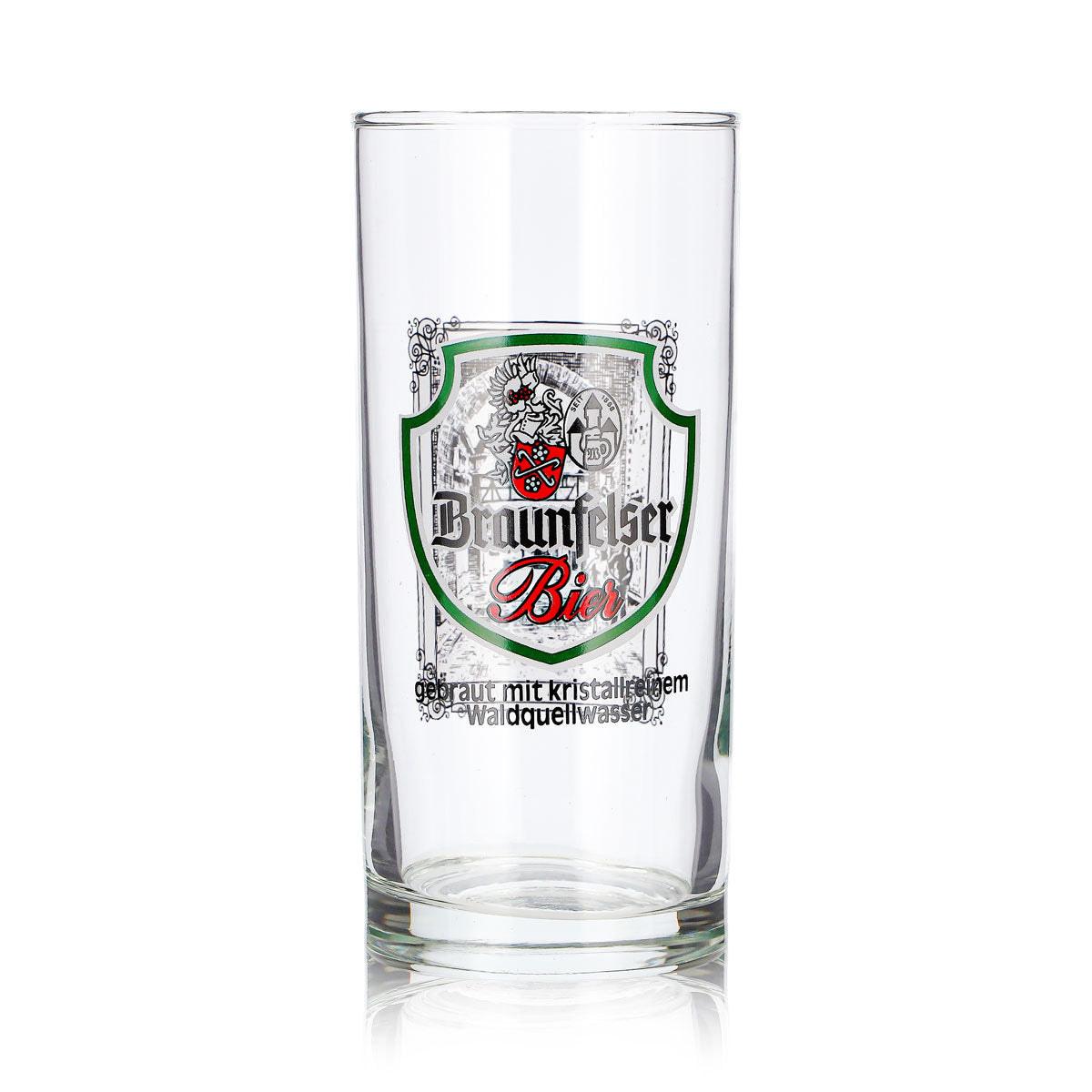Braunfelser Bier Glas 0,3l Becher Stadt Tor Motiv – Ansicht 2
