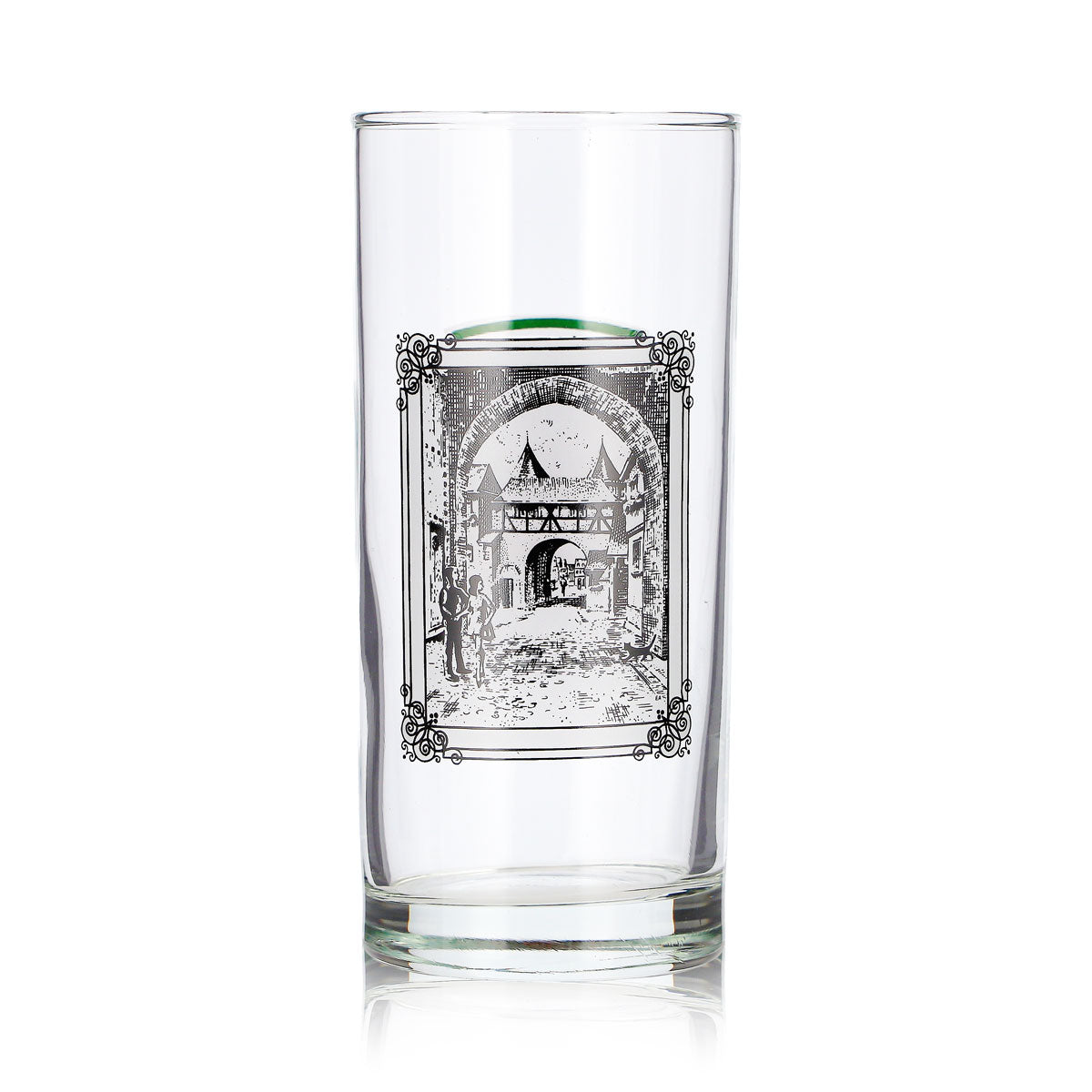 Braunfelser Bier Glas 0,3l Becher Stadt Tor Motiv – Ansicht 4