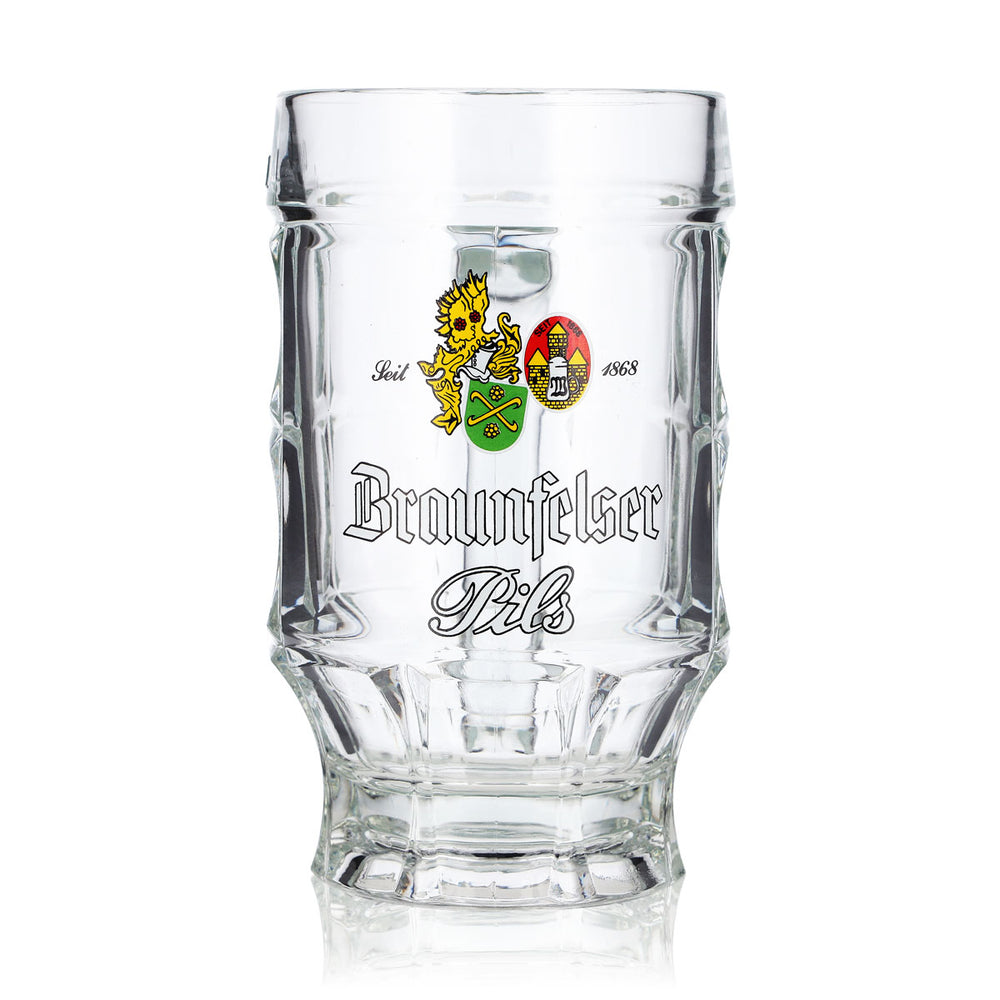 Braunfelser Bier Glas 0,4l Krug Sahm