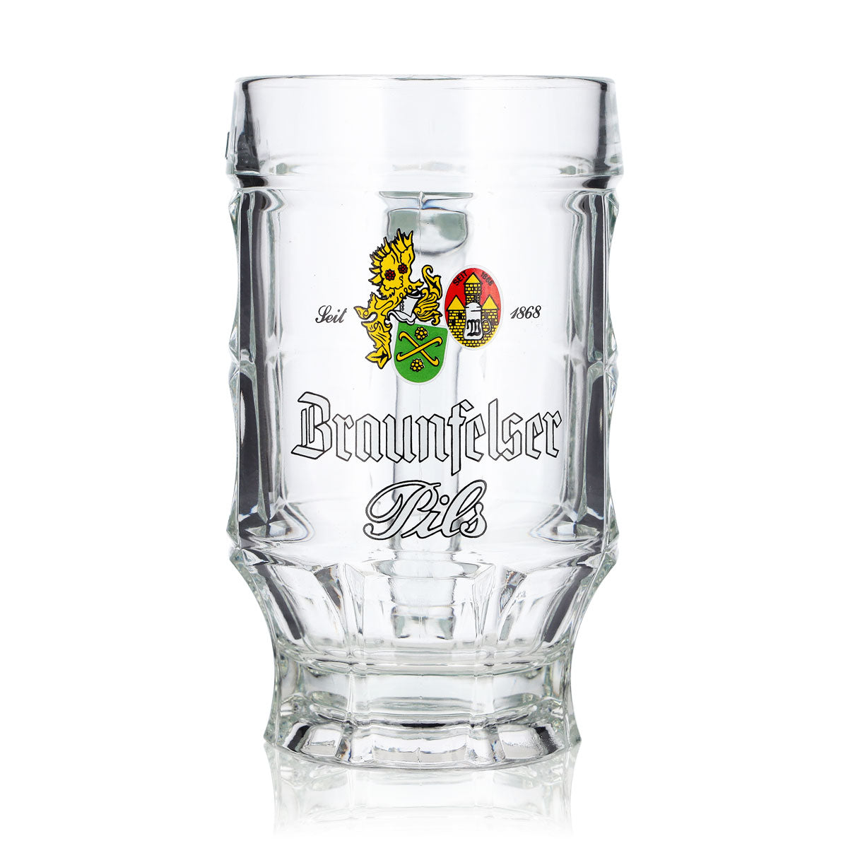 Braunfelser Bier Glas 0,4l Krug Sahm