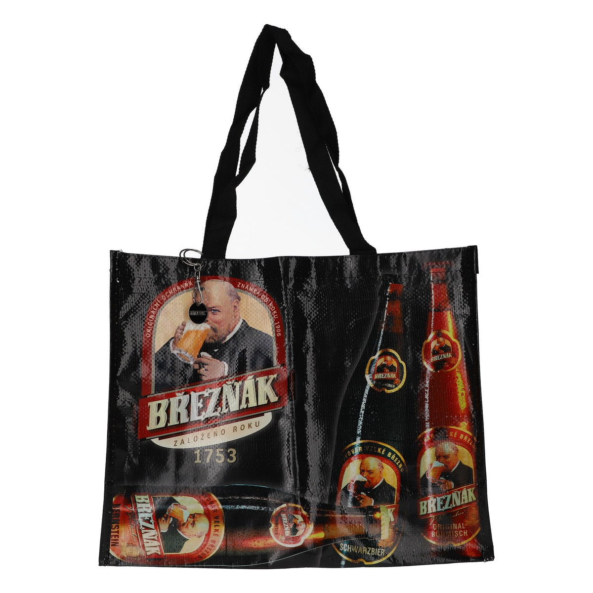 Breznak Bier Tragetasche Einkaufstasche bunt Reusable Tasche Breznak Zlatopr