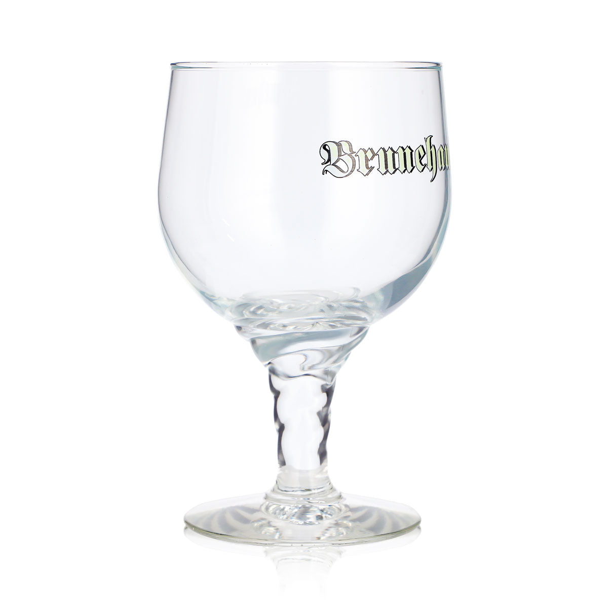 Brunehaut Bier Glas 0,45l Pokal Kelch geschwungener Stiel Durobor – Ansicht 3