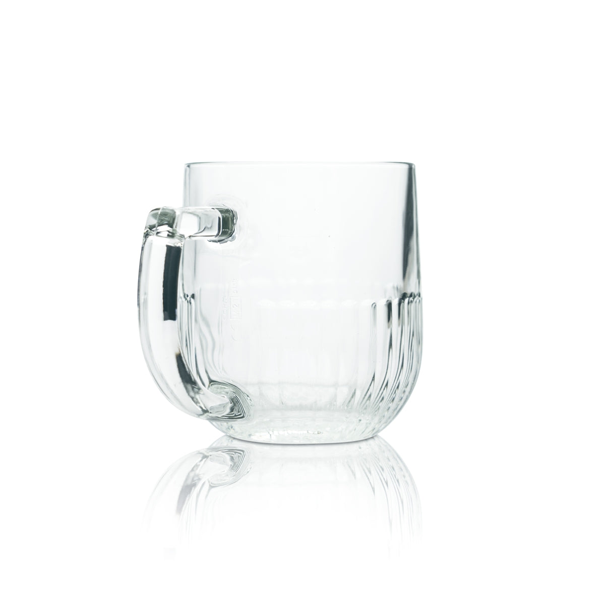 6x Budweiser Glas 0,3l Bier Krug Relief Kontur Gläser Budvar Tschechien Seidel – Ansicht 4
