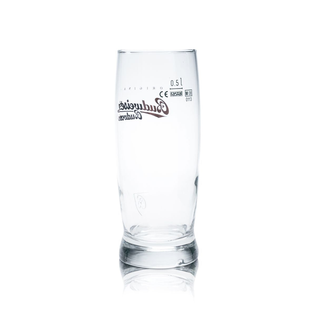 Budweiser Budvar Bierglas 0,5l Pintglas Pokalglas Brauerei Gläser Sonderedition