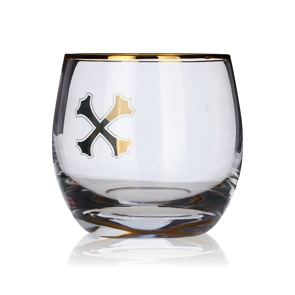 Bumbu Rum Glas 0,3l Tumbler Becher Gläser Goldrand Longdrink Cocktail Gastro – Ansicht 2