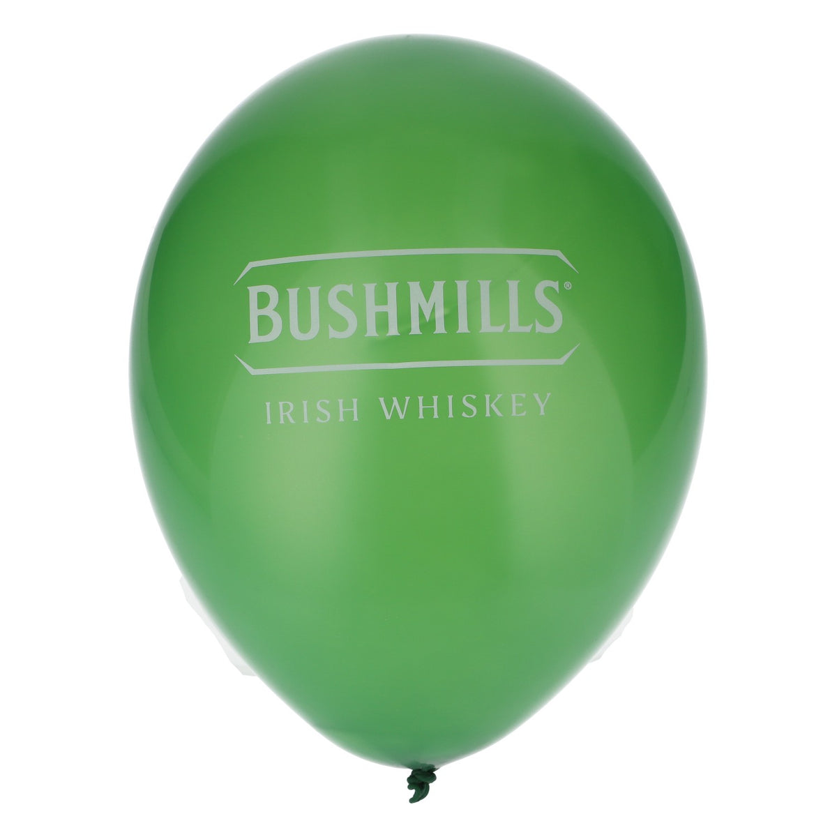 Bushmills Whisky Ballon Luftballon Partydeko Dekoration Weißes Logo