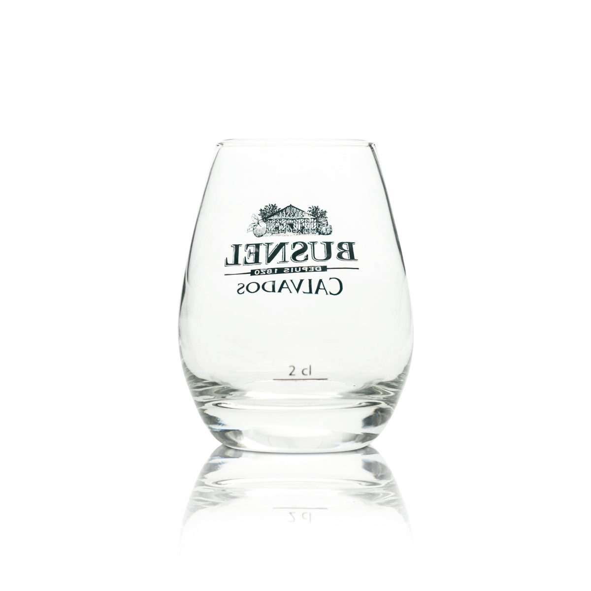 Busnel Calvados Glas 0,2l Tumbler Nosing Gläser Tasting Grappe konisch Eiche – Ansicht 2