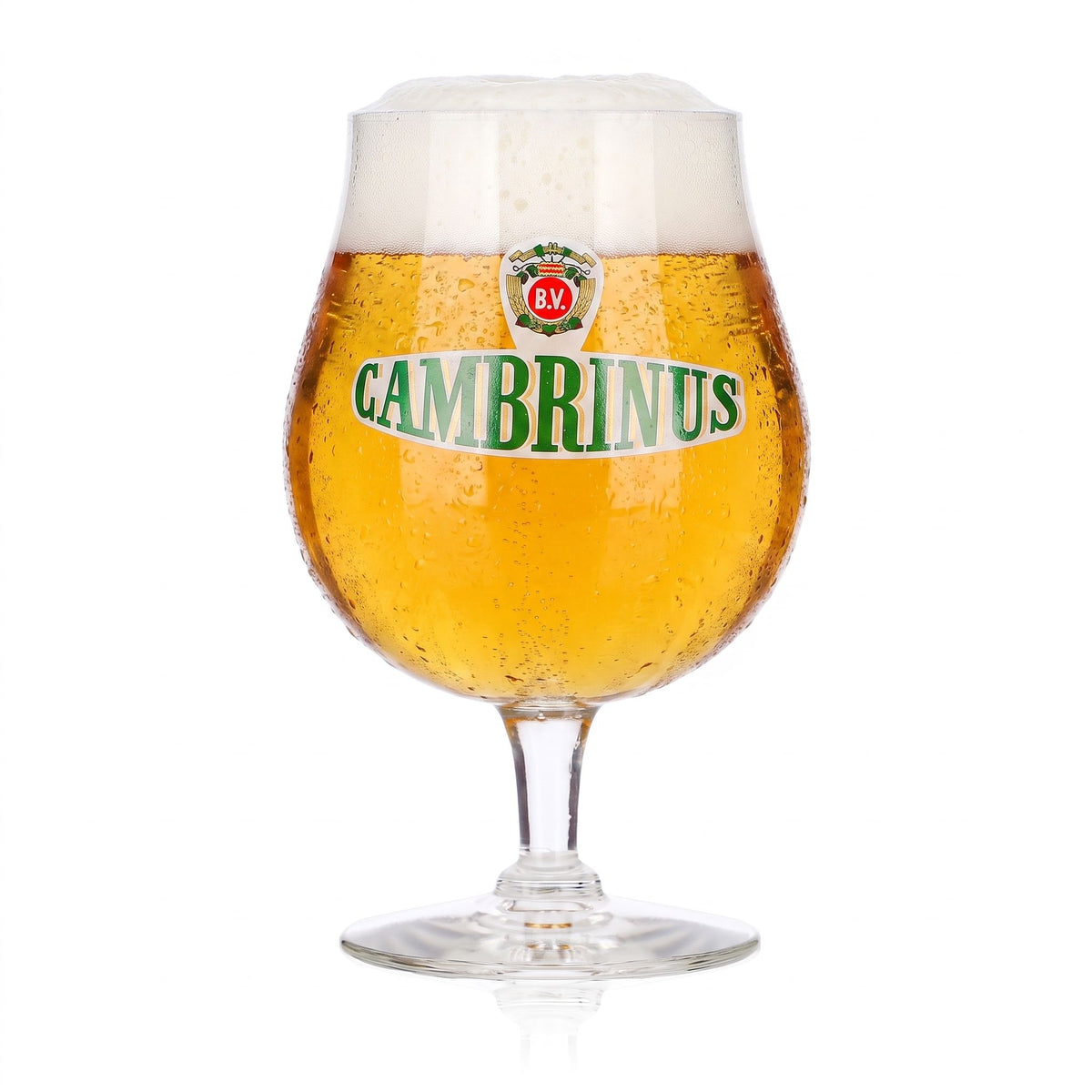 Cambrinus Bier Glas 0,32l Pokal Tulpe Durobor