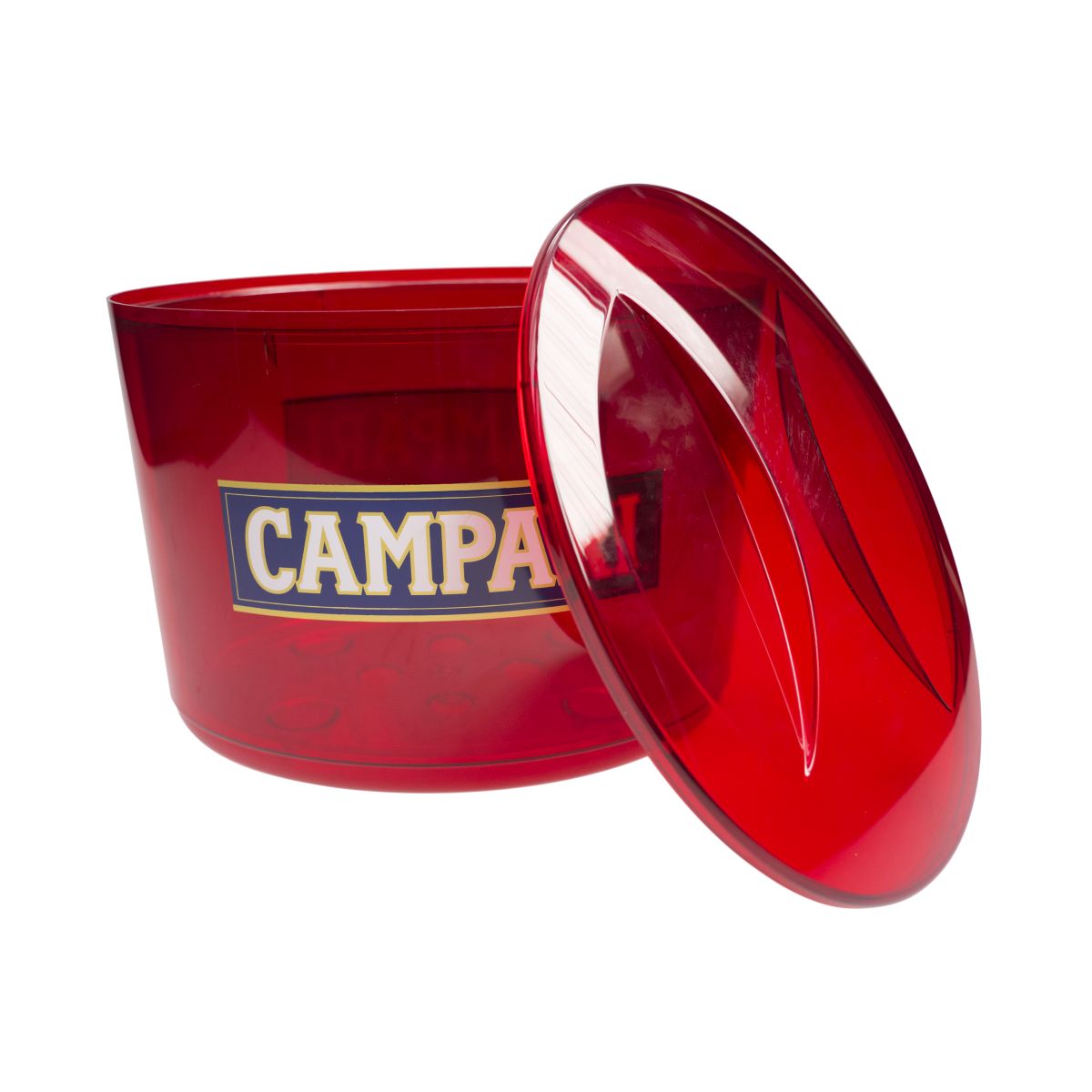 Campari Flaschenkühler mit Deckel Eisbox Getränkekühler Eiswürfelbehälter – Ansicht 3