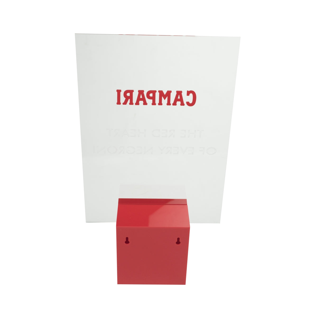Campari Leuchtreklame LED Schild Licht Werbung Tafel Reklame Negroni Bar Rot – Ansicht 4