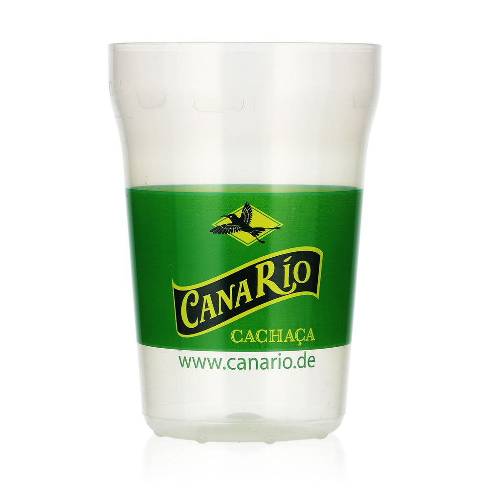Canario Rum Glas 0,3l Kunststoff Brazil Mehrwegbecher