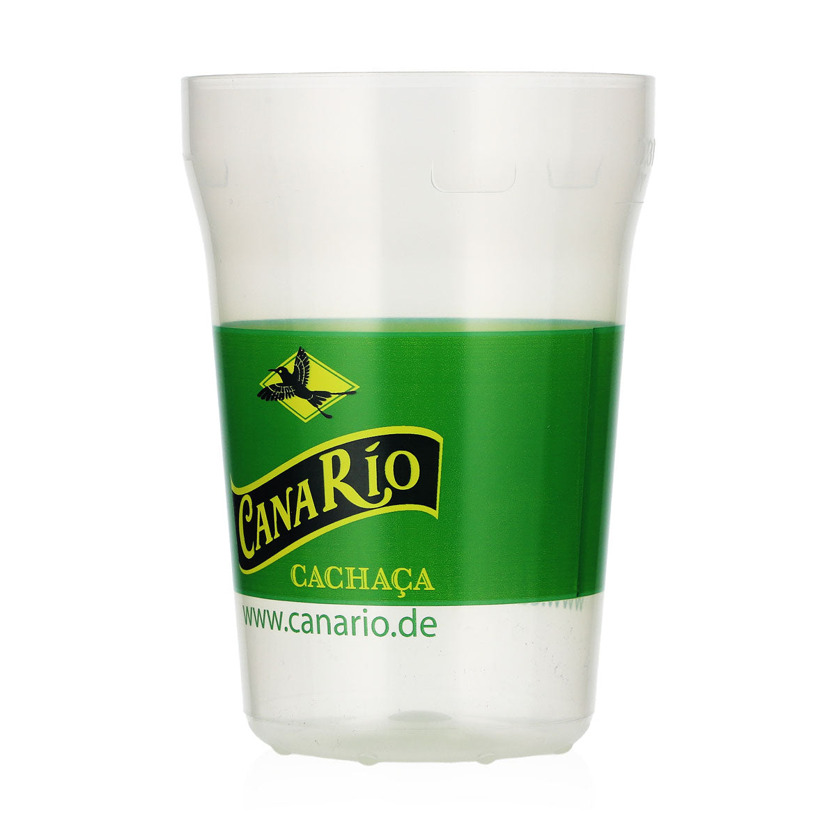 Canario Rum Glas 0,3l Kunststoff Brazil Mehrwegbecher – Ansicht 4