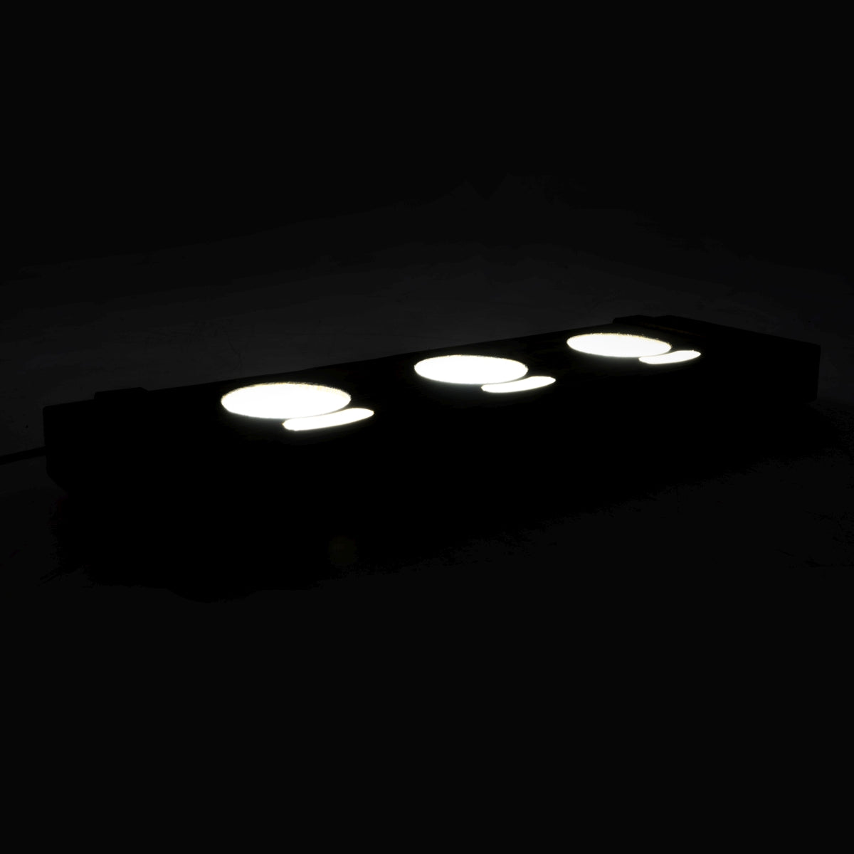 Captain Morgan Rum Glorifier LED 3 Flaschen Display Aufsteller Licht Echtholz – Ansicht 2