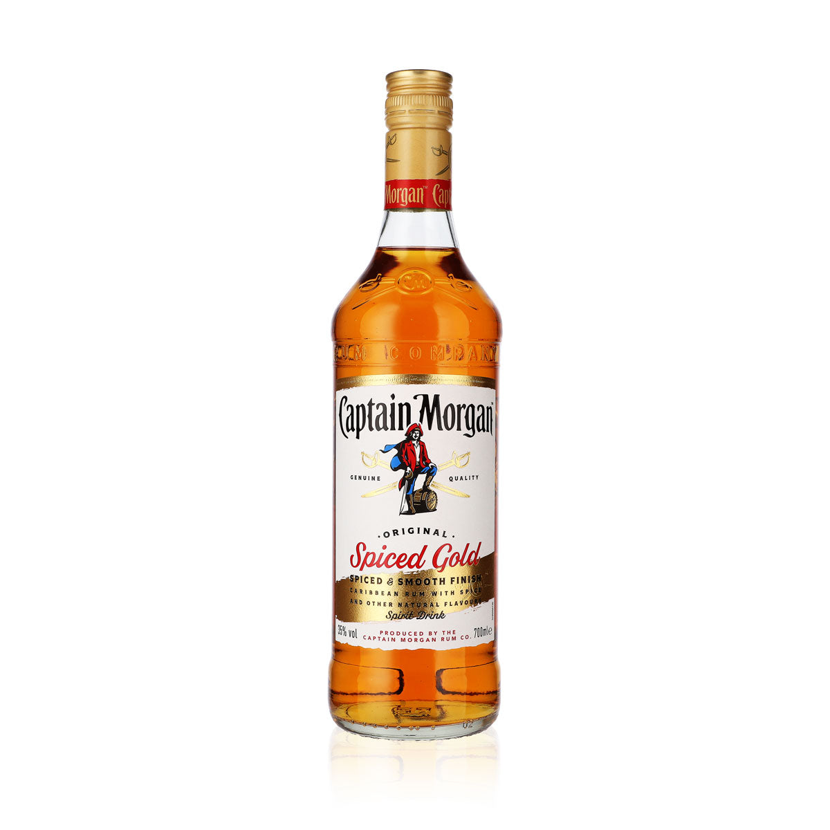 Captain Morgan Spiced Gold Rum Flasche 0,7l 35% vol.