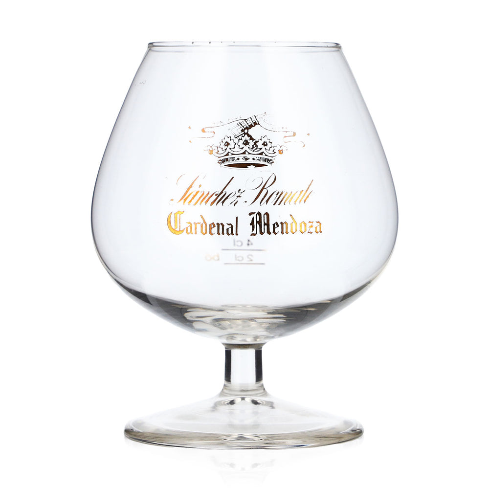Cardenal Mendoza Cognac Glas 2cl/4cl Schwenker goldenes Logo Böckling