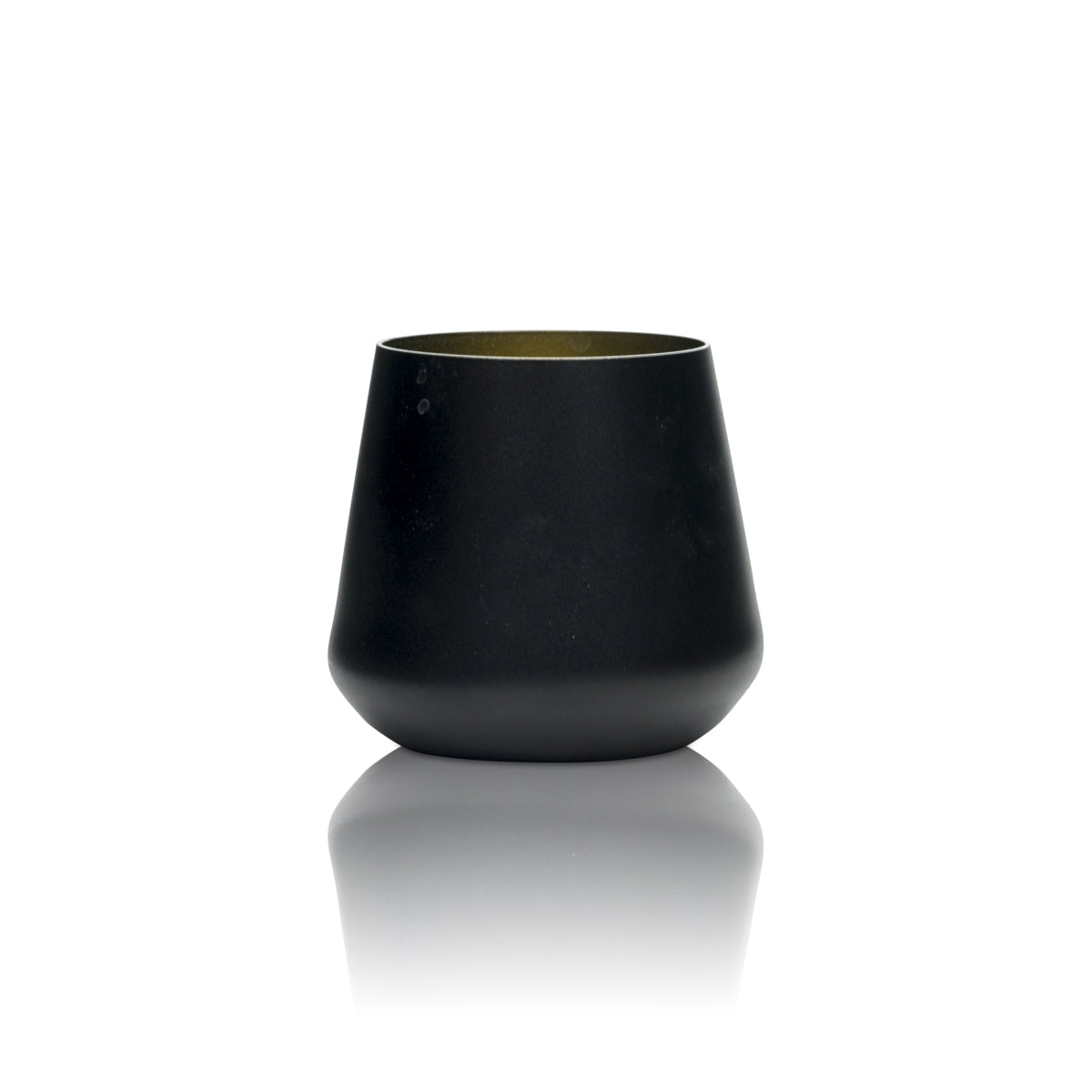 Carlos I Glas Brandy 0,3l Tumbler Matt satiniert Gläser Schwenker goldenes Logo – Ansicht 2