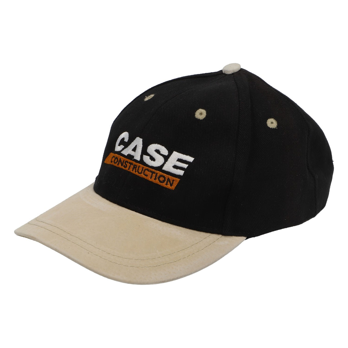 Case Construction USA Baseballcap Cap Truckercap Motiv "Alcantara" schwarz