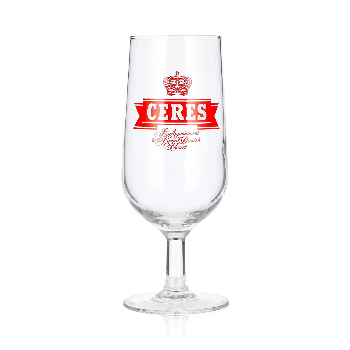 Ceres Bier Glas 0,3l Pokal rotes Logo
