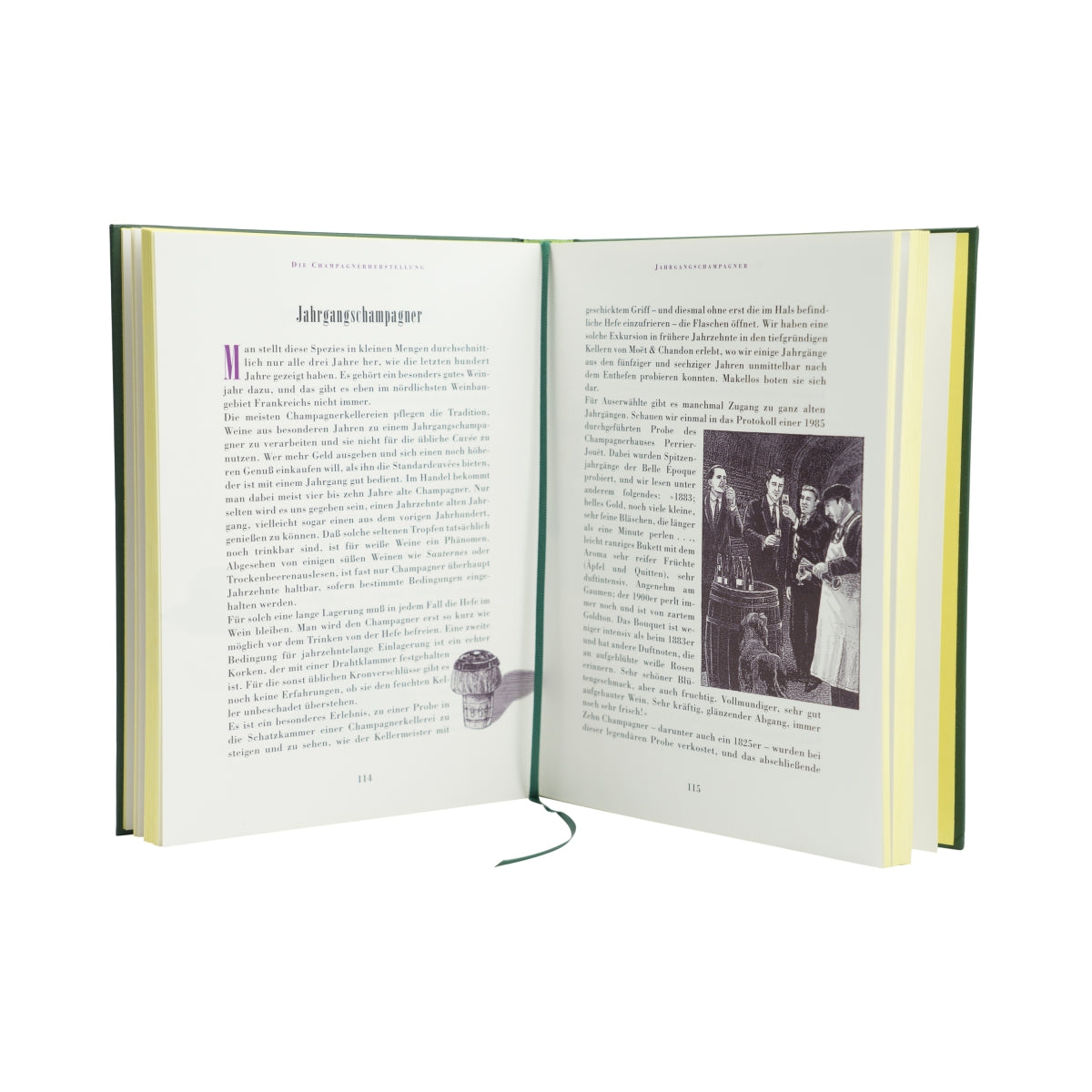 Champagner Buch Wilhelm Heyne Verlag München Geschichte grün Gastronomie – Ansicht 2