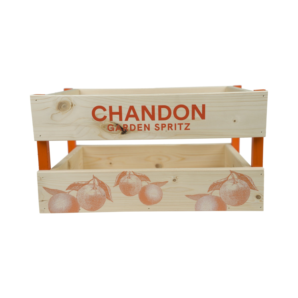 Chandon Garden Spritz Champagner Holzkiste 48x33cm Box Moet Deko Garten Bar – Ansicht 4