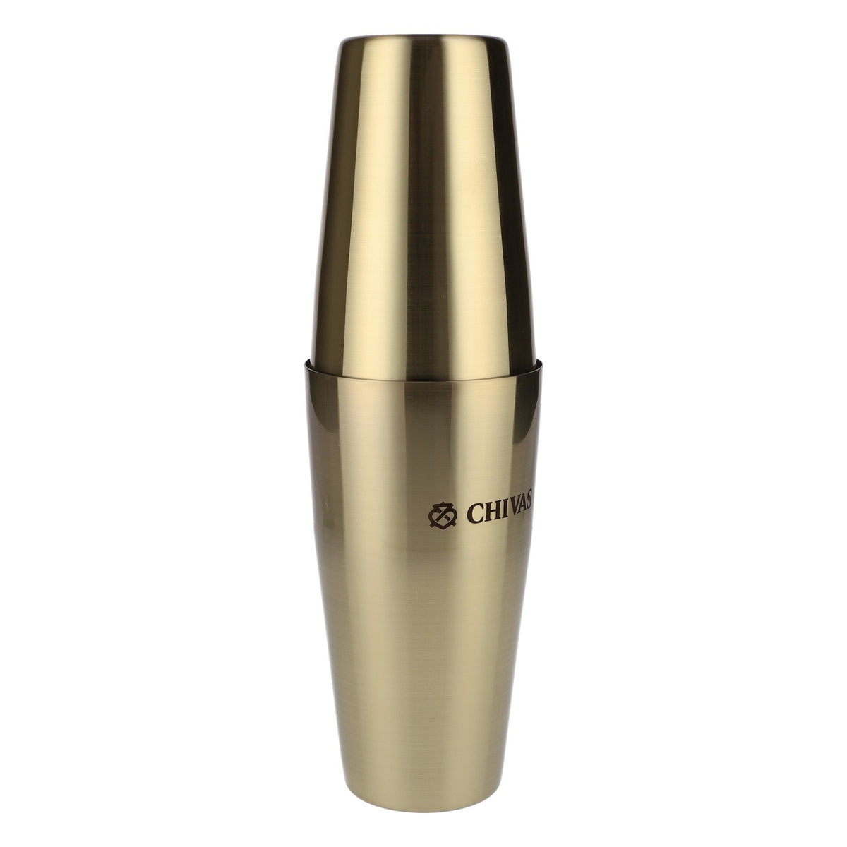 Chivas Regal Whisky Barshaker Edelstahl Shaker Eingraviertes Logo Gold – Ansicht 3