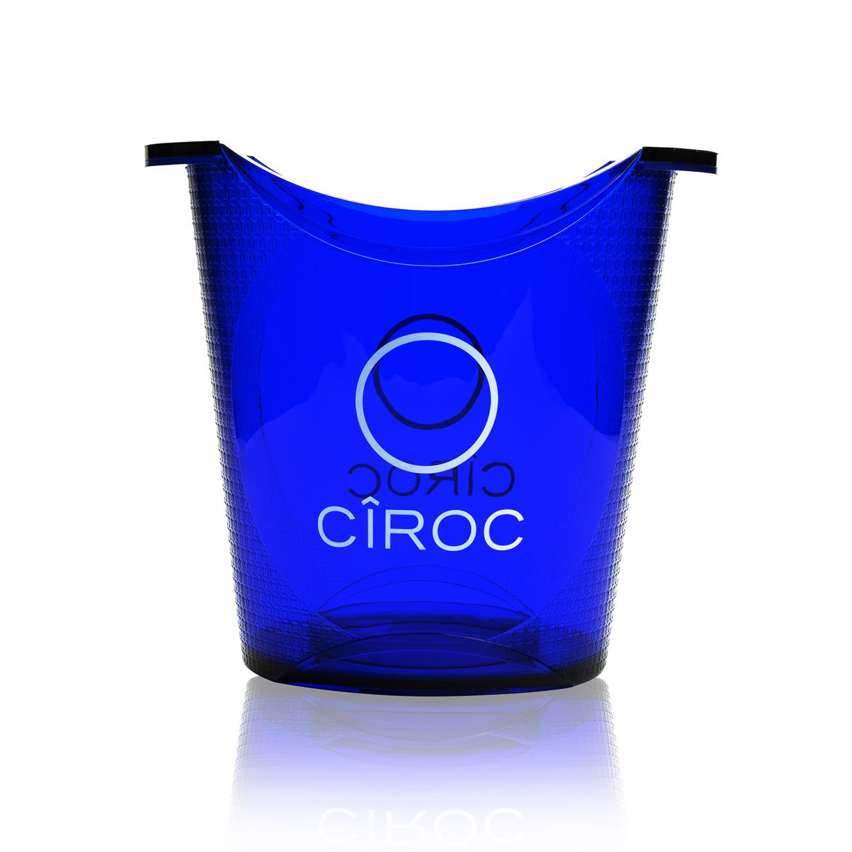 Ciroc Vodka Flaschenkühler Eiswürfelbehälter Single blau Le Blue