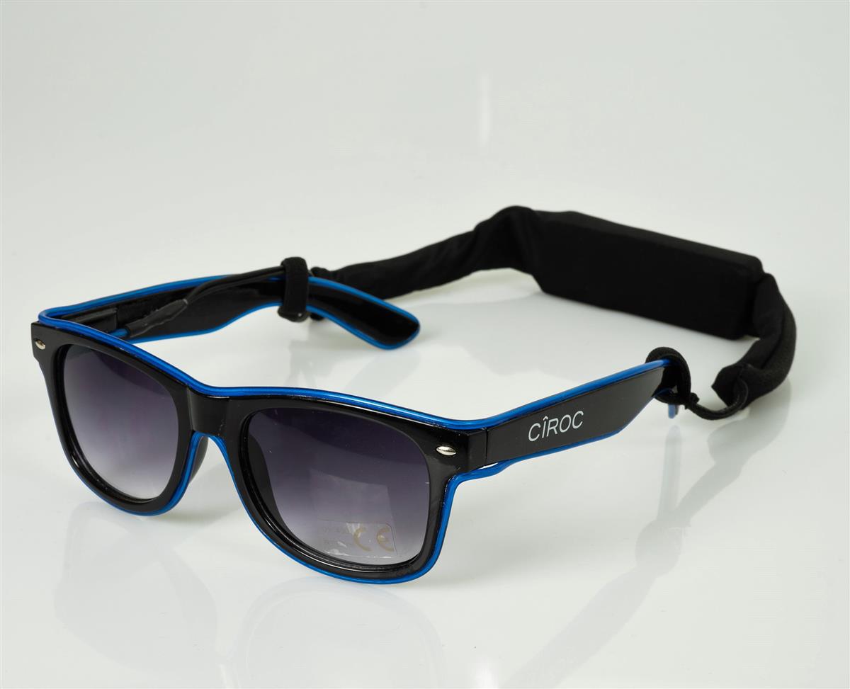 Ciroc Vodka Sonnenbrille LED mit blauem Rahmen Sommer Sonne – Ansicht 2