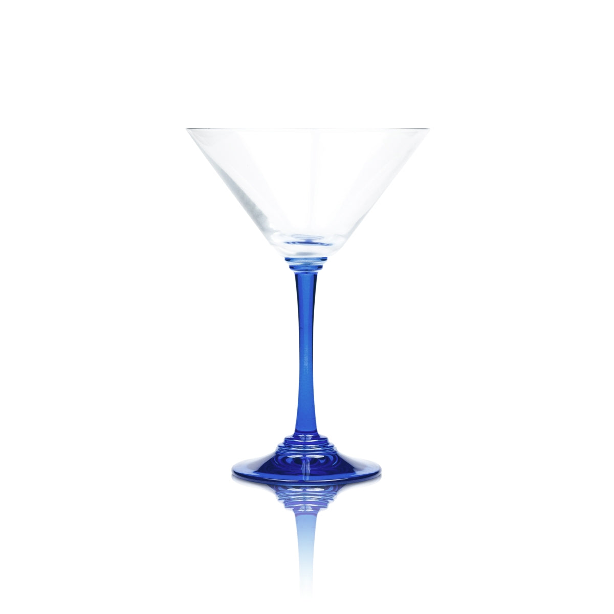 Citadelle Vodka Glas Martini blauer Fuß Cocktail Gläser Longdrink Gin Bar Relief – Ansicht 2