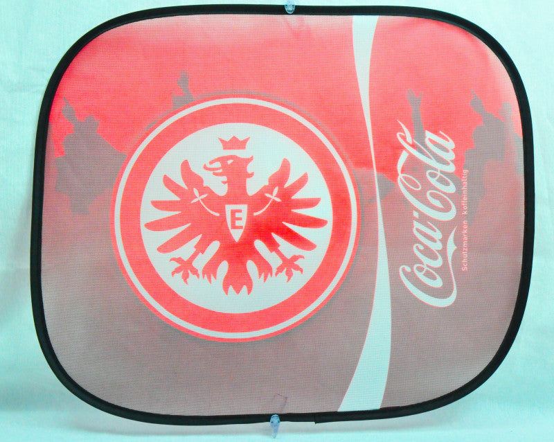 Coca Cola Auto Sonnenschutz Sonnenblende Seitenfenster Eintracht Frankfurt