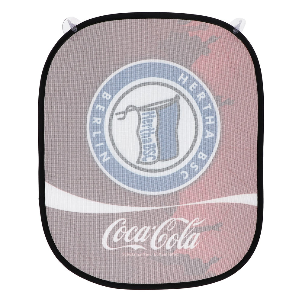 Coca Cola Auto Sonnenschutz Sonnenblende Seitenfenster "Herta BSC Berlin"