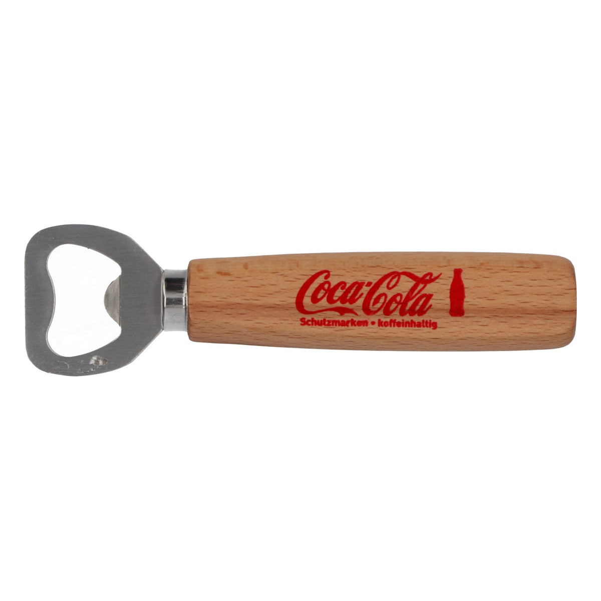 Coca Cola Echtholz Retro Flaschenöffner Kapserheber Kultöffner – Ansicht 2