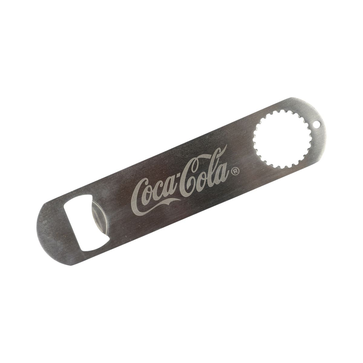 Coca Cola Flaschenöffner Silber Metall Barzubehör Bartool Kapselheber Gastro