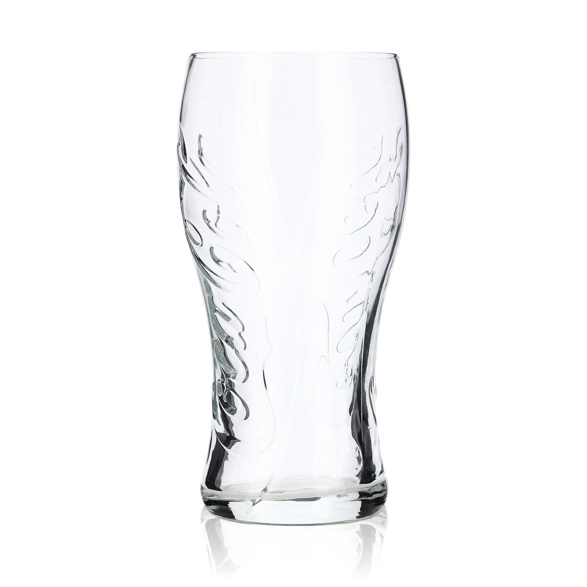 Coca Cola Glas 0,3l Konturglas Gläser Softdrinkglas Schrift senkrecht