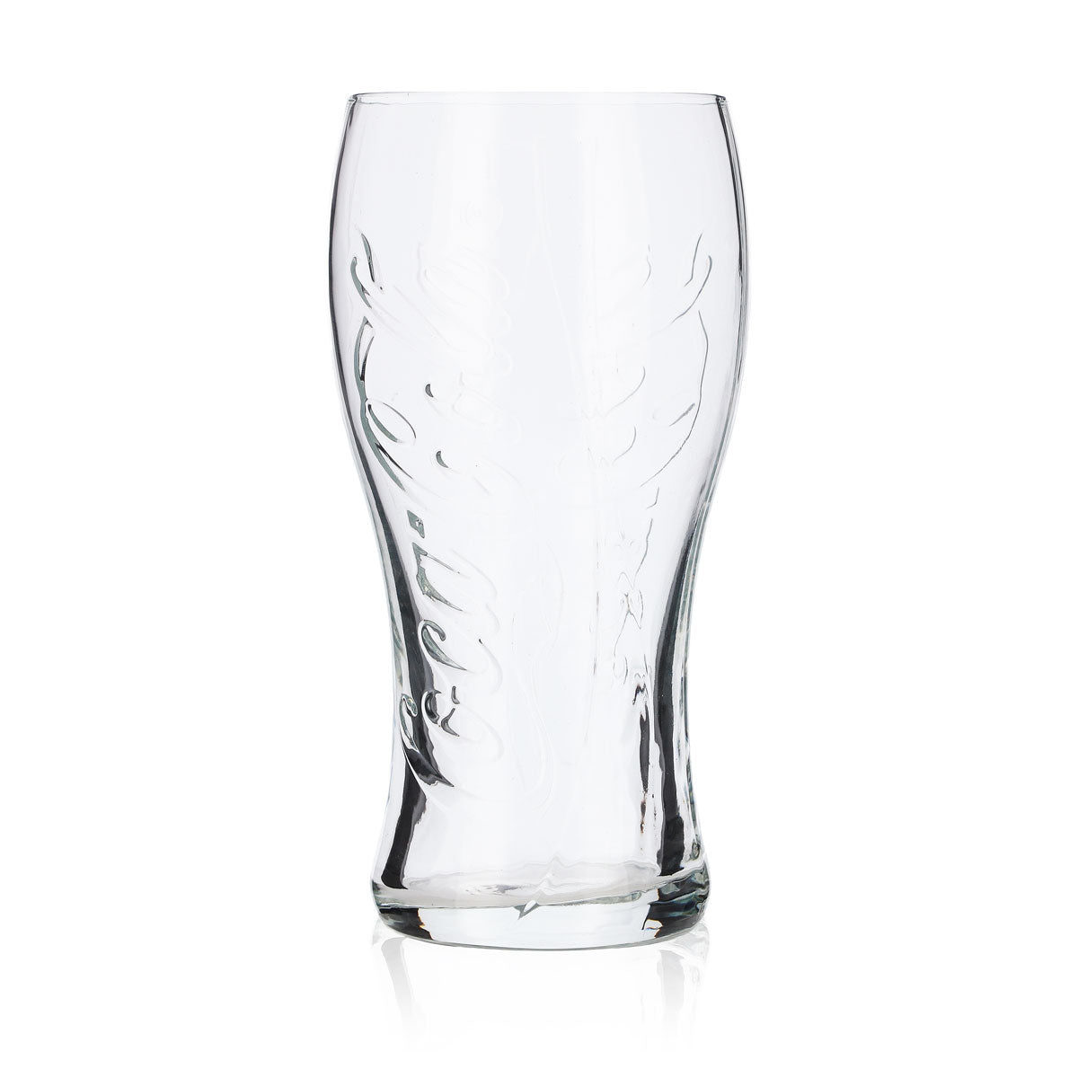 Coca Cola Glas 0,3l Konturglas Gläser Softdrinkglas Schrift senkrecht – Ansicht 2