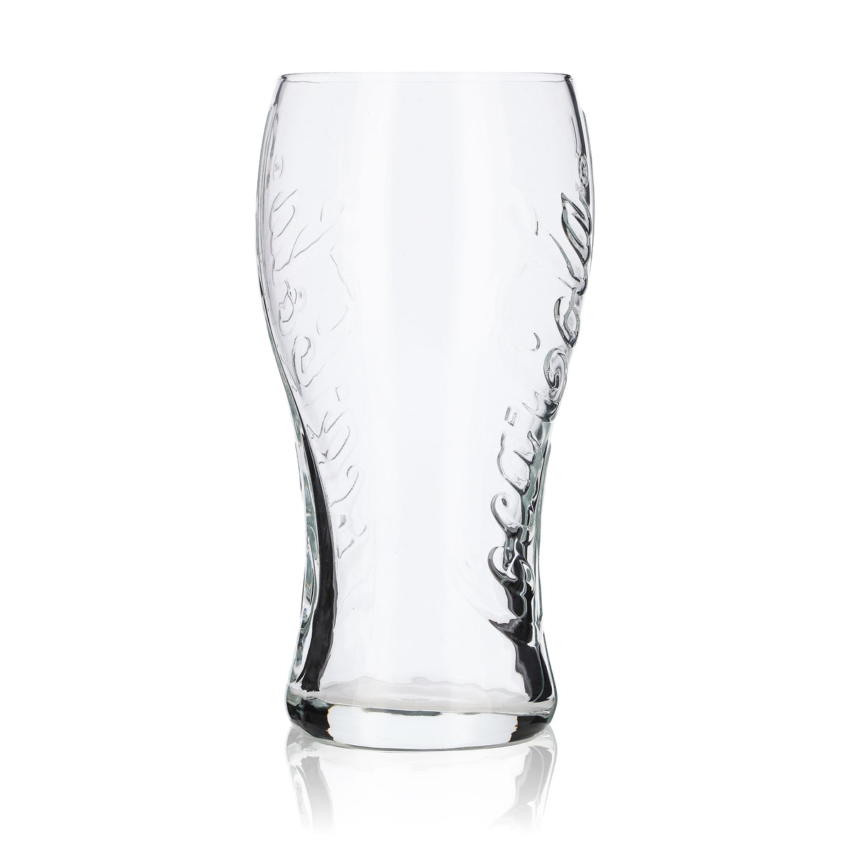Coca Cola Glas 0,3l Konturglas Gläser Softdrinkglas Schrift senkrecht – Ansicht 4