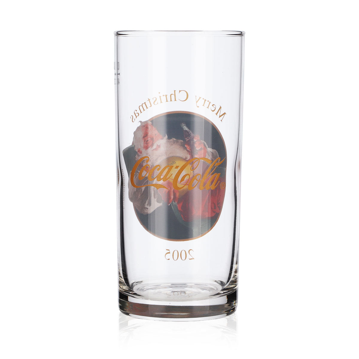 Coca Cola Glas 0,3l "Merry Christmas 2005" Softdrink Becher Weihnachtsglas – Ansicht 4