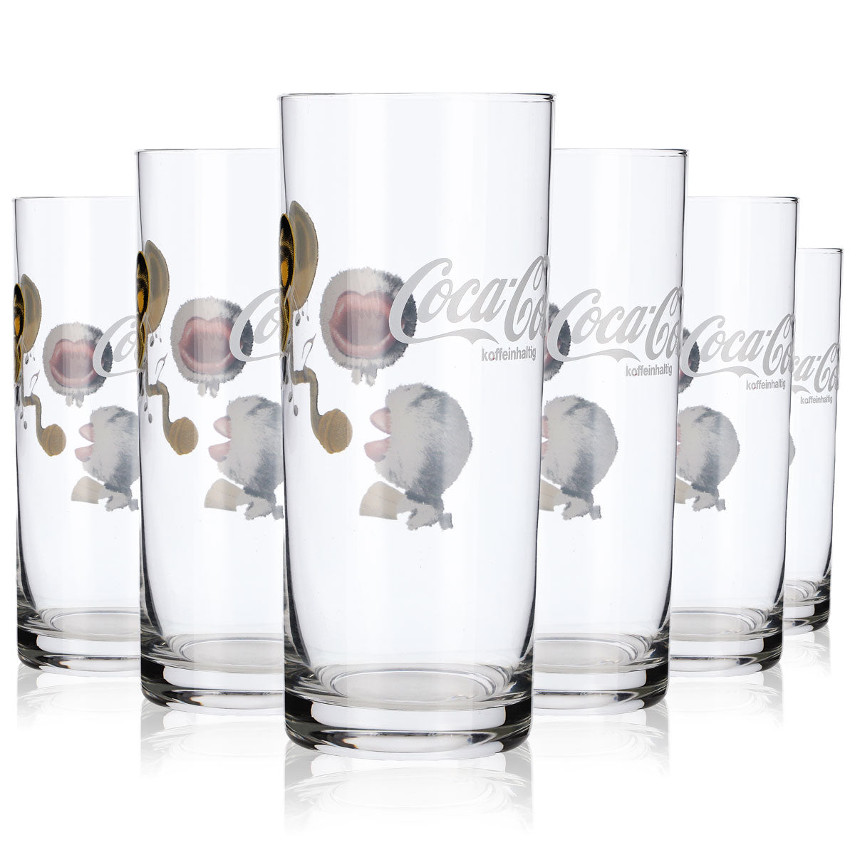 Coca Cola Glas Softdrink 0,3l Becher Sammelglas "Mikrofon + Lautsprecher"