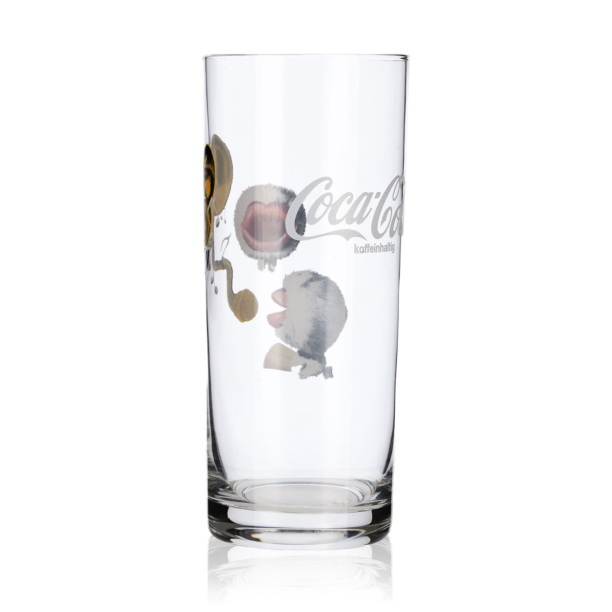 Coca Cola Glas Softdrink 0,3l Becher Sammelglas "Mikrofon + Lautsprecher" – Ansicht 2